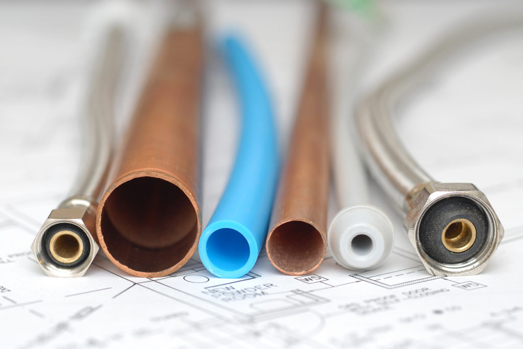 Different types of plumbing pipes